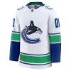 Vancouver Canucks tröja Customized Fanatics Premium 2024-25 Vit Borta - NHL Tröjor Herr